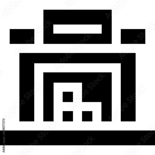 Outline icon of a wholesaler or distributor, representing bulk sales, product supply, and distribution networks. Ideal for e-commerce, logistics, B2B platforms, and retail supply chain content.

