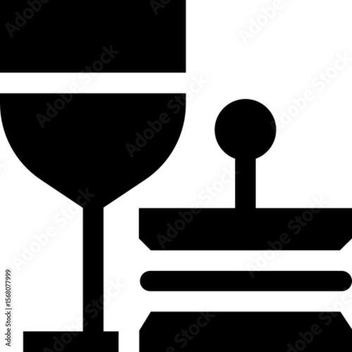 Minimalist line icon of a tapa, representing traditional Spanish appetizers or small dishes. Ideal for culinary content, tapas bar menus, Spanish cuisine, food delivery, or restaurant branding.

