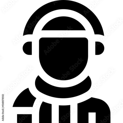 Flat vector icon of a man, suitable for representing user profiles, avatars, gender symbols, contact lists, or personal identification in apps, websites, and UI UX designs. Ideal for digital platforms