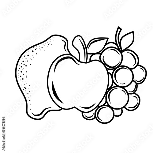 vector illustration of fruit