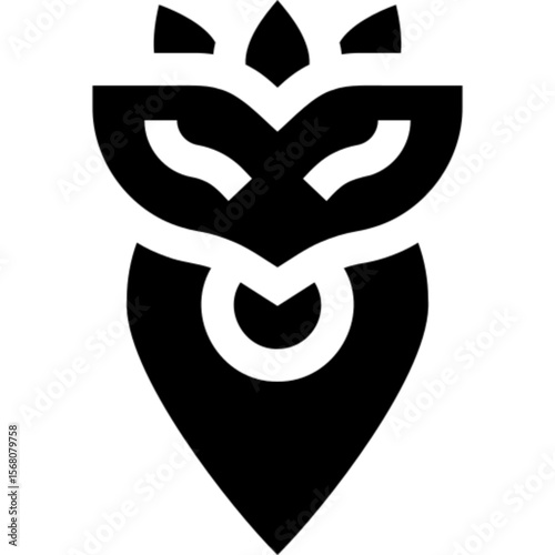Flat vector icon of a location marker, symbolizing GPS navigation, map pinning, and geolocation services. Ideal for travel apps, delivery tracking, tourism platforms, business directories, and UI/UX m
