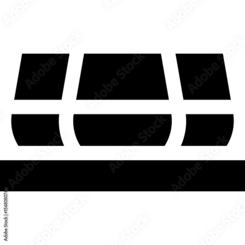 Minimalist line icon of a tomato, symbolizing fresh produce, healthy food, and vegetarian cuisine. Ideal for food blogs, nutrition apps, grocery services, restaurant menus, agricultural content, and U