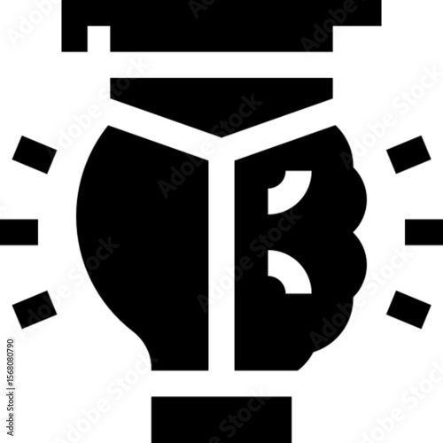 Minimalist line icon of lifelong learning, featuring a human head with a book symbolizing continuous education, knowledge growth, and personal development. Ideal for e-learning platforms, education we