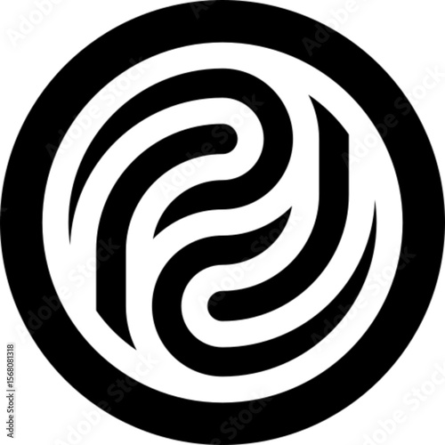Minimalist line icon of a bowl of udon noodles with chopsticks, symbolizing Japanese cuisine, hot soup, and traditional Asian food. Perfect for restaurant menus, food delivery apps, culinary blogs, UI