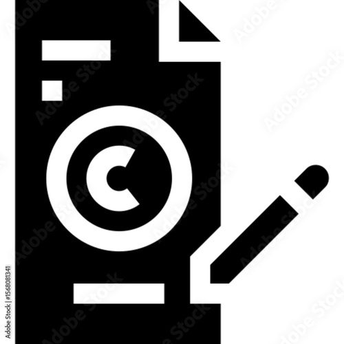 Minimalist line icon representing intellectual property, featuring a human head with a light bulb, symbolizing ideas, innovation, patents, and creative ownership. Ideal for legal services, tech startu