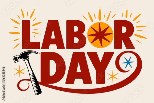 Happy Labor Day! A Vivid Illustration Celebrating Hard Work and Dedication