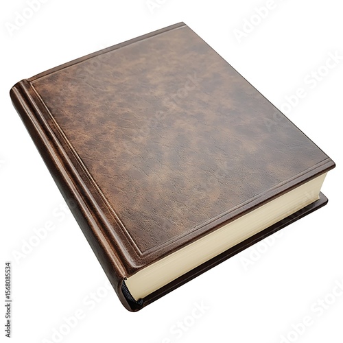 old book isolated on white
