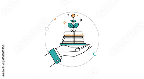 Cultivating Knowledge Growth Through Literature and Dedication in Your Hands