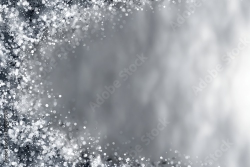 Wallpaper Mural A blurry image of snowflakes with a grey background Torontodigital.ca