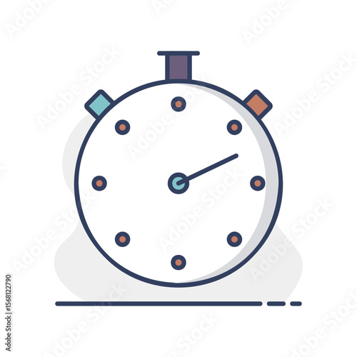 Stopwatch or stop watch timer vector icon
