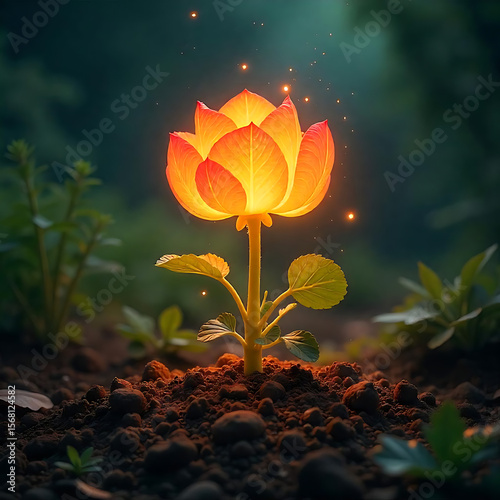 Draws power from the sun. Grows glowing vegetables that charge lanterns, cure tiredness, and even keep ghosts away.