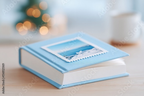 Wallpaper Mural historic photo album with aviation stamps and old airplane photo Torontodigital.ca