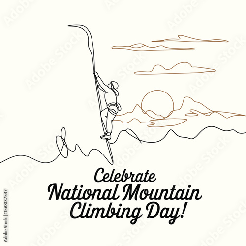 Celebrate national mountain climbing day