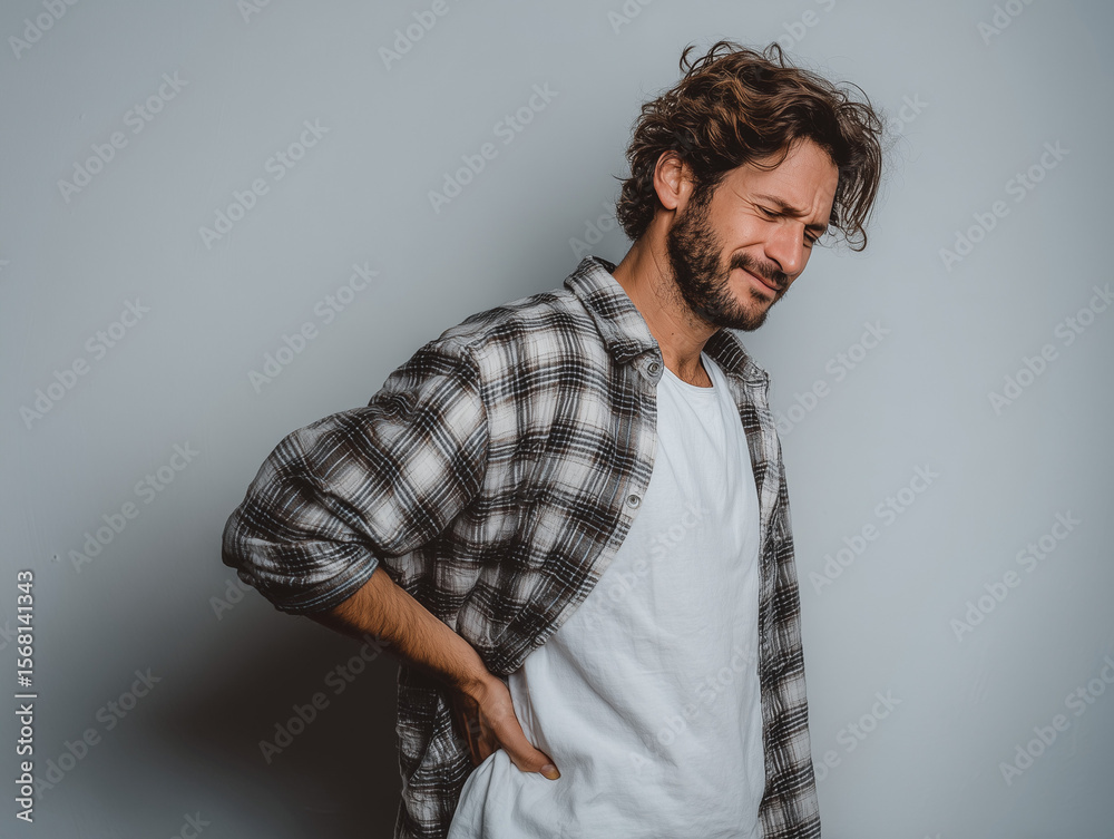 Man low back pain Man low back pain
