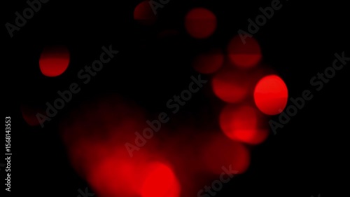 abstract background of red bubbles