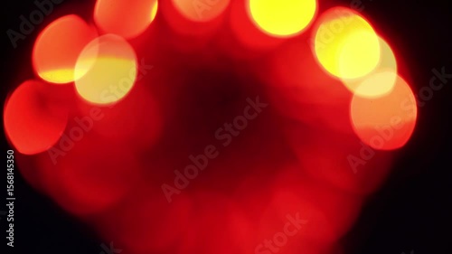 abstract  lights The color of the light bulbs for the background