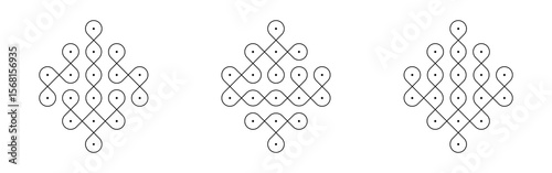 Easy Rangoli Kolam for daily use!