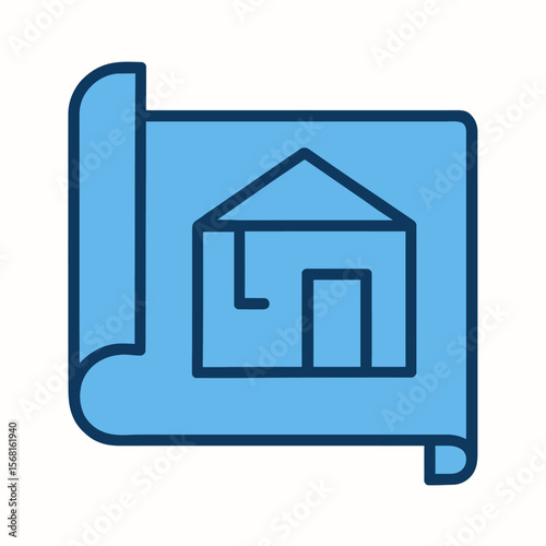 Blueprint of a House Design Illustration