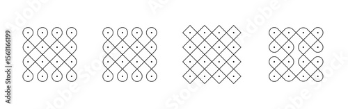 Easy Rangoli Kolam for daily use!