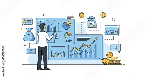 Analyzing Financial Growth Data with Business Intelligence Tools for Strategic Decision Making