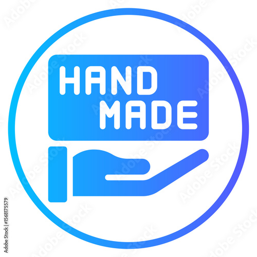 hand made gradient icon