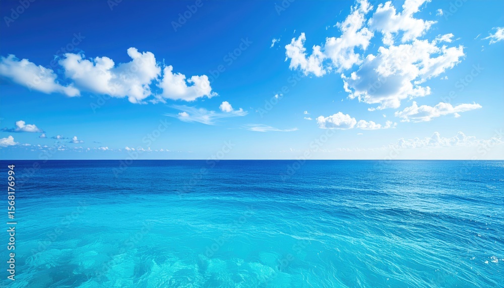 Obraz premium Tranquil Ocean Scenery