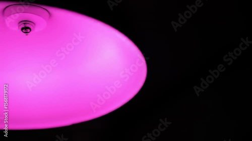 Pink ceiling light
