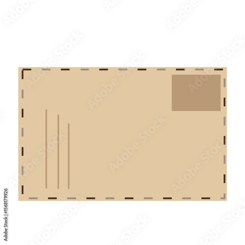 mail envelope no.19 - part of brown envelope clipart collection