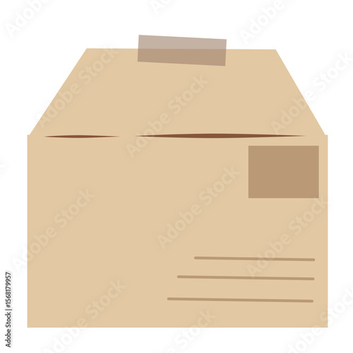 mail envelope no.15 - part of brown envelope clipart collection