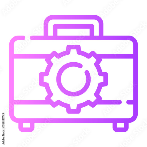 tool box gradient icon