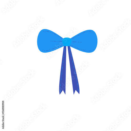blue ribbon bow