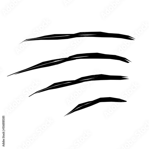 hands scratch vector illustration