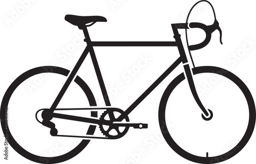 classic road bicycle .eps