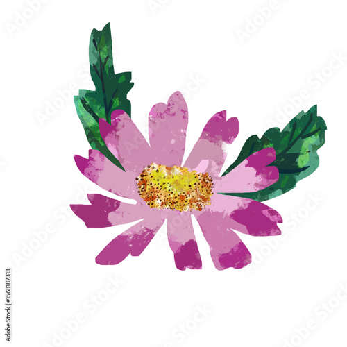 Blooming floral creativ stock illustration 