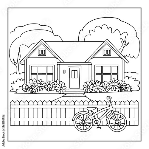 coloring book for kids with animals