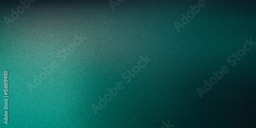 Dark teal green minimal banner calm , Noise intensive Holographic blend blurred smooth transitions tone empty presentation design , futuristic minimal modern