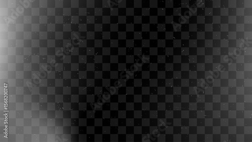 Black and white vintage light leak overlay. Grunge film texture for retro photo effects. Cinematic dark film grain background.