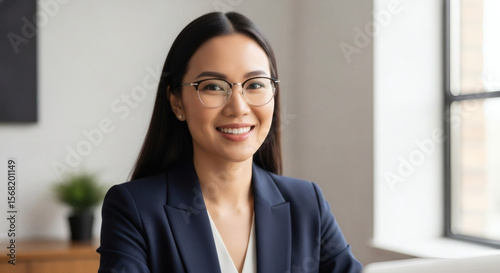 Portrait of a Confident Asian Businesswoman Professional Headshot Free Download Portrait of a Confident Asian Businesswoman Professional Headshot - GFXLoad