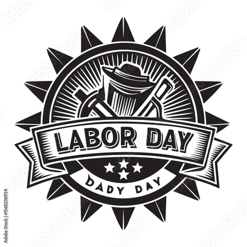 Labor Day event flyer vector