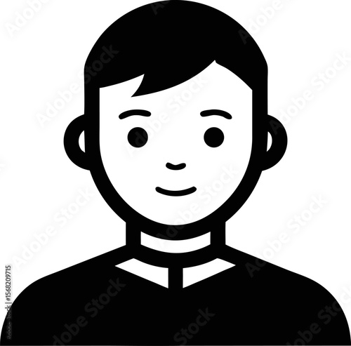 Face Recognition Icon Vector Illustration 