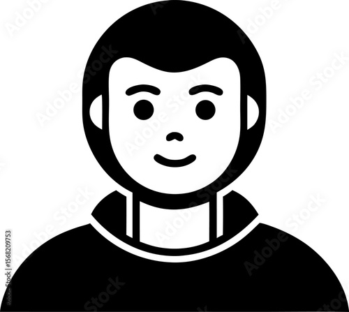 Face Recognition Icon Vector Illustration 