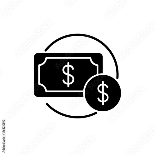 Filled cash reserve icon representing emergency money savings