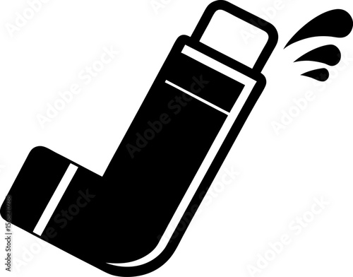 Inhaler Icon Vector Illustration 