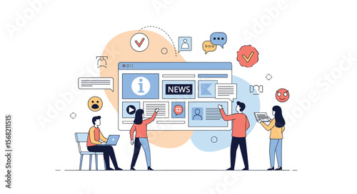 Illustrating a Collaborative Web Development and Digital Marketing Strategy Meeting for Business Growth