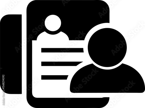 User Activity Log Icon Vector Illustration 