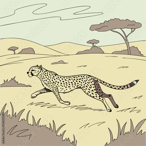 leopard on a tree