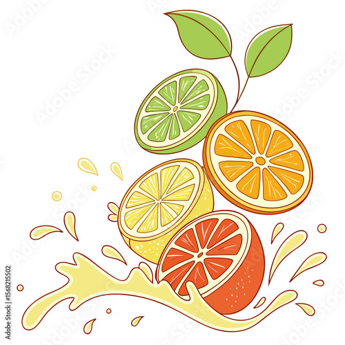 citrus fruit background