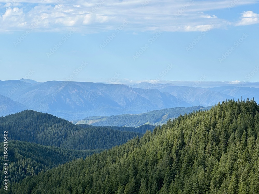 Fototapeta premium mountain landscape with clouds