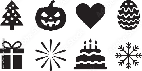 Halloween Pumpkin Heart Love Icons