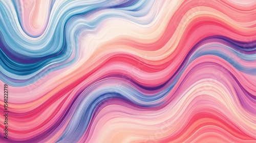 Colorful Abstract Swirls with Smooth Flowing Patterns